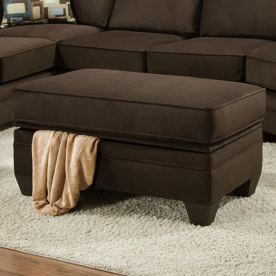 American Furniture 3810 Storage Ottoman for Sectional Sofa Miskelly
